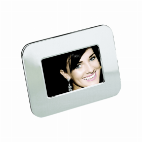 Radius Frame, Nickel Plated Holds 8" X 10" Photo