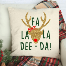 Fa La La Dee Da Pillow