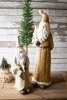 Set Of Two Resin Santas