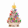 RJ Legend Ceramic Mini Decorated Christmas Tree for Home