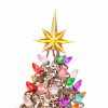 RJ Legend Ceramic Mini Decorated Christmas Tree for Home