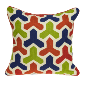 Parkland Collection Canis Multicolored Throw Pillow