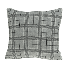 Parkland Collection Qincy Gray Throw Pillow