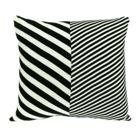 Parkland Collection Arthur Black & White Throw Pillow