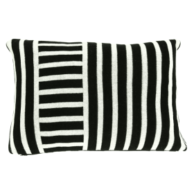 Parkland Collection Essex Black & White Throw Pillow