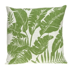 Parkland Collection Canary Green Throw Pillow