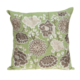 Parkland Collection Adelia Green Throw Pillow