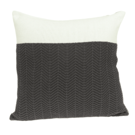 Parkland Collection Zoha Gray Throw Pillow