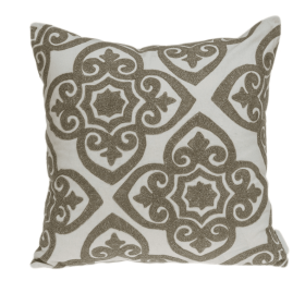 Parkland Collection NOori Bling Beige Throw Pillow