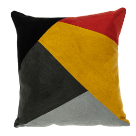 Parkland Collection Zefro Contemporary Multicolor Pillow Cover With Poly Insert