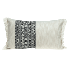 Parkland Collection Bianca Transitional White Throw Pillow