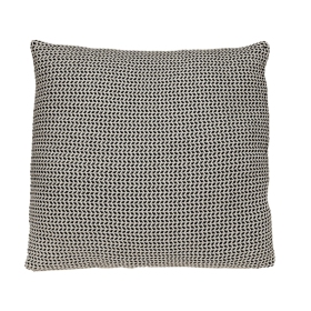 Parkland Collection Willow Transitional Black & Beige Throw Pillow