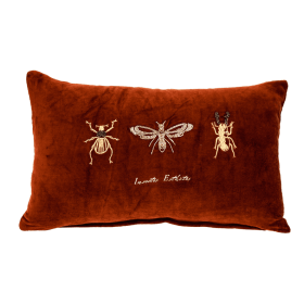 Parkland Collection Mira Transitional Rust Throw Pillow