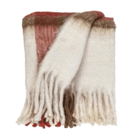 Parkland Collection Madras Transitional Multi 52" x 67" Woven Handloom Throw