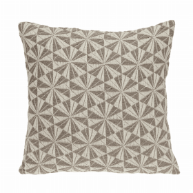 Parkland Collection Dorri Transitional Beige Throw Pillow