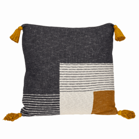 Parkland Collection Fedrik Transitional Gray Throw Pillow