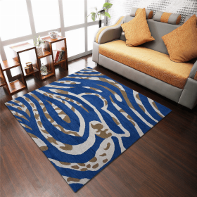 Rugsotic Carpets Hand Tufted Wool Square Contemporary