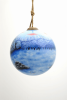 Welcome Holiday Home Hand Painted Glass Ornament