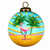 Florida Hand Painted Glass Ornament