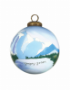 Colorado Hand Painted Glass Ornament