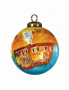 Nashville Hand Painted Glass Ornament