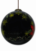 Holiday Wonders Hand Painted Glass Ornament