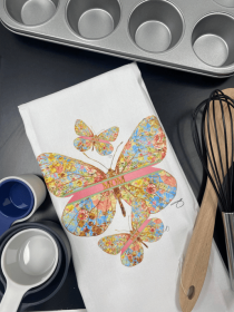 Mom Butterfly Tea Towel