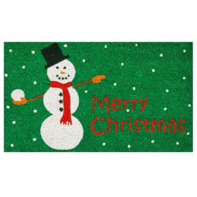 Calloway Mills Christmas Snowman Doormat