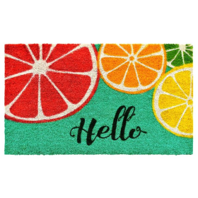 Calloway Mills Fruit Hello Doormat