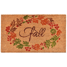 Calloway Mills Fall Wreath Doormat