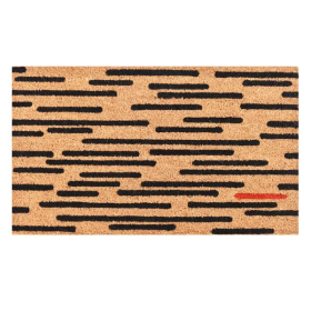 Calloway Mills Black and Red Doormat