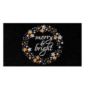 Calloway Mills Christmas Star Holiday Greeting Doormat