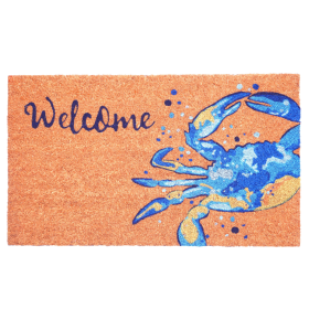 Calloway Mills Blue Crab Welcome Doormat