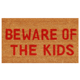 Calloway Mills Beware of the Kids Doormat