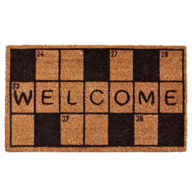 Calloway Mills Crossword Welcome Doormat