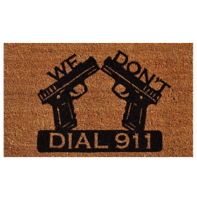 Calloway Mills Dial 911 Doormat