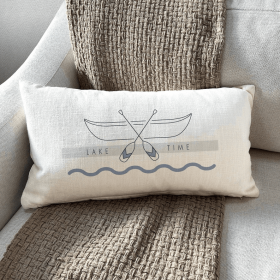 Lake Time / Lumbar Pillow Cover