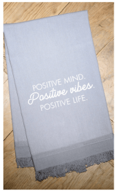 Positive mind. Positive vibes. Positive...  / Kitchen Towel