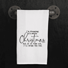 I'm dreaming of a white Christmas, but...  / Kitchen Towel