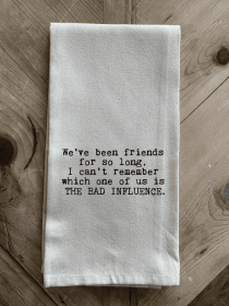 We've been friends for so long. I... / Natural Kitchen Towel