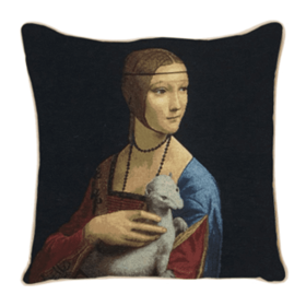 Lady With An Ermine Tapestry Pillowcase Cushion Cover