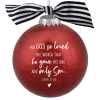 Christmas Ornament Glitter Bauble Love