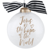 Christmas Ornament Glitter Bauble Jesus