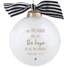 Christmas Ornament Glitter Bauble Jesus