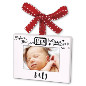 Ornament Frame Baby Ribbon Hang