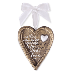 Ornament Heart You Are Loved Ribbon Hang