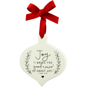 Ornament Doodle Joy Ribbon Hang