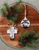 Christmas Ornament Cross Nativity Savior