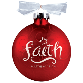 Christmas Ornament-Glass-Swirls-Faith