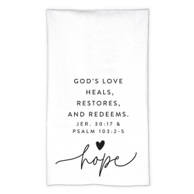 Tea Towel Hold Onto Hope Hope